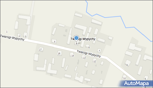 Twarogi-Wypychy, Twarogi-Wypychy, 5, mapa Twarogi-Wypychy