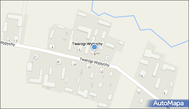 Twarogi-Wypychy, Twarogi-Wypychy, 6, mapa Twarogi-Wypychy