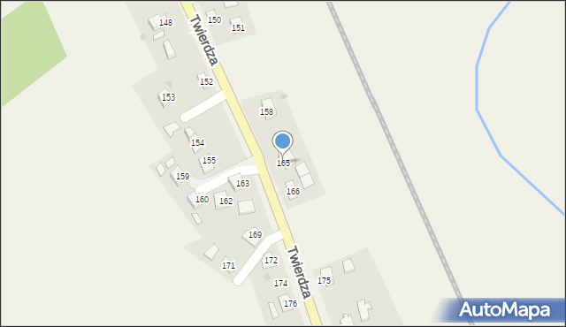 Twierdza, Twierdza, 165, mapa Twierdza