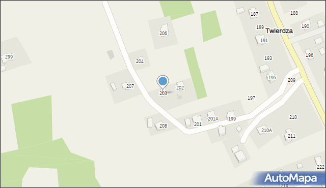 Twierdza, Twierdza, 203, mapa Twierdza