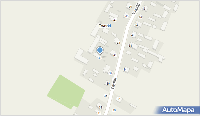 Tworki, Tworki, 39, mapa Tworki