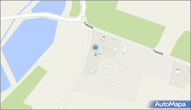 Tworki, Tworki, 66, mapa Tworki