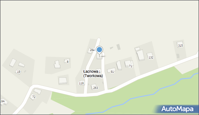 Tworkowa, Tworkowa, 61a, mapa Tworkowa