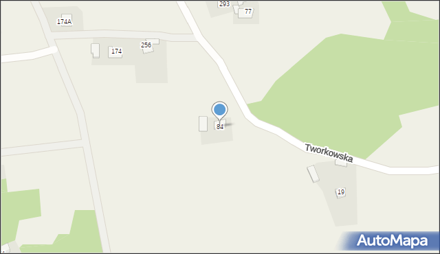 Tworkowa, Tworkowa, 84, mapa Tworkowa
