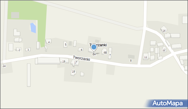 Tworzanki, Tworzanki, 6A, mapa Tworzanki