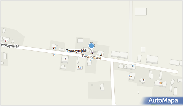 Tworzymirki, Tworzymirki, 14, mapa Tworzymirki