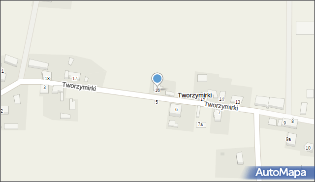 Tworzymirki, Tworzymirki, 16, mapa Tworzymirki