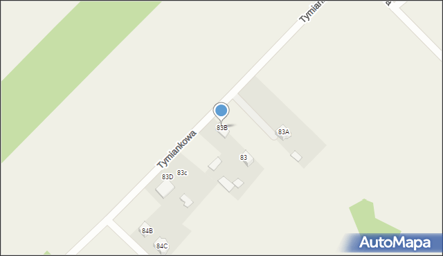 Barszczewo, Tymiankowa, 11, mapa Barszczewo