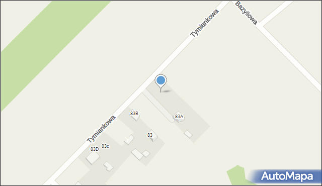 Barszczewo, Tymiankowa, 7, mapa Barszczewo