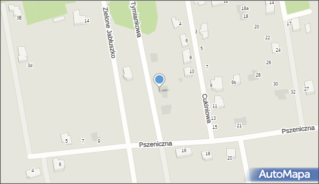 Białystok, Tymiankowa, 6, mapa Białegostoku