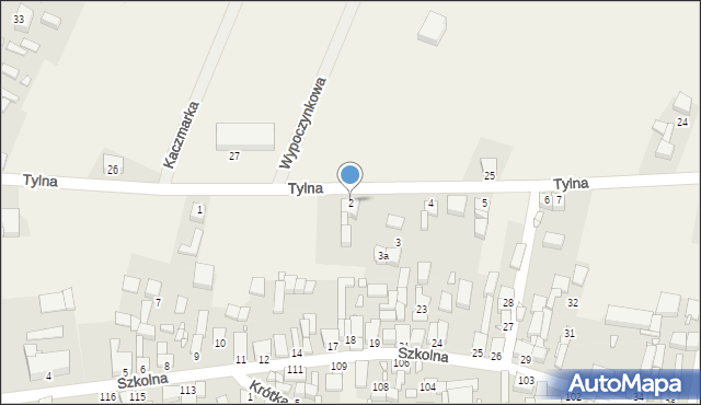 Bolewice, Tylna, 2, mapa Bolewice