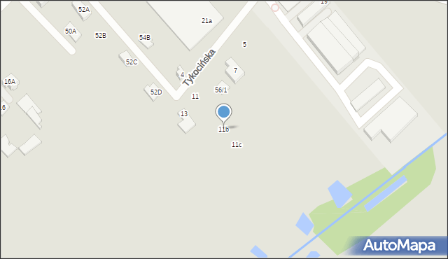 Choroszcz, Tykocińska, 11b, mapa Choroszcz