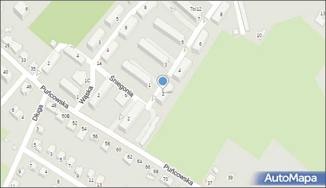 Cieszyn, Tysiąclecia, 2, mapa Cieszyna