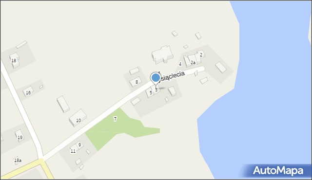 Czarne Dolne, Tysiąclecia, 3, mapa Czarne Dolne