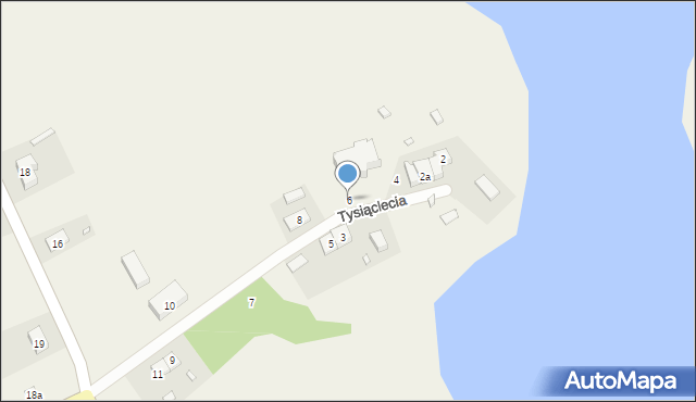 Czarne Dolne, Tysiąclecia, 6, mapa Czarne Dolne