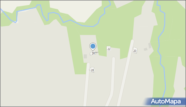 Czchów, Tymowska, 26, mapa Czchów