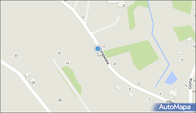 Czchów, Tymowska, 7, mapa Czchów