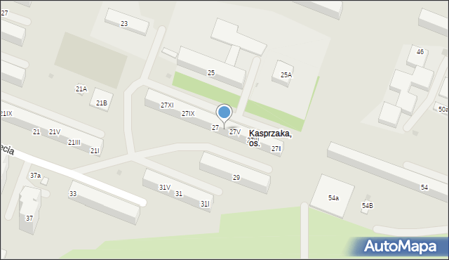 Dąbrowa Górnicza, Tysiąclecia, 27VI, mapa Dąbrowa Górnicza