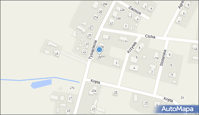 Golęczewo, Tysiąclecia, 10c, mapa Golęczewo