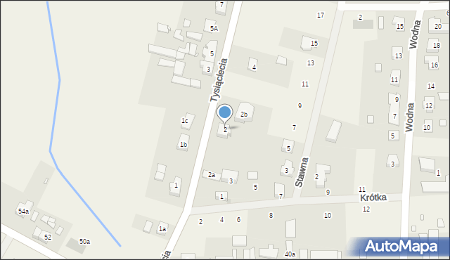 Golęczewo, Tysiąclecia, 2, mapa Golęczewo