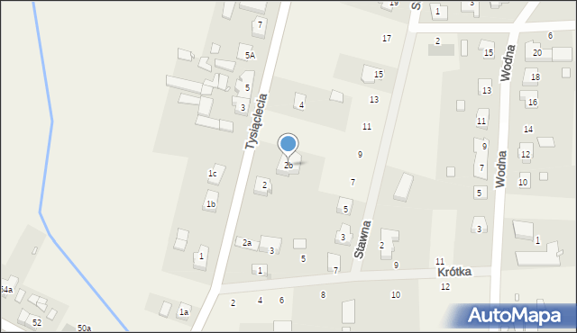 Golęczewo, Tysiąclecia, 2b, mapa Golęczewo