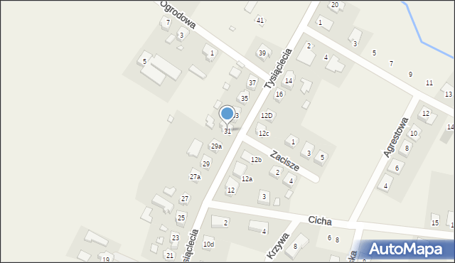 Golęczewo, Tysiąclecia, 31, mapa Golęczewo