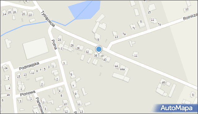 Janowiec Wielkopolski, Tysiąclecia, 38, mapa Janowiec Wielkopolski