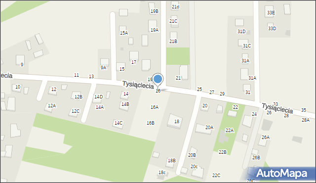 Jastkowice, Tysiąclecia, 16, mapa Jastkowice