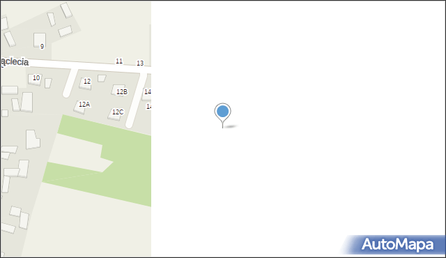 Jastkowice, Tysiąclecia, 16B, mapa Jastkowice
