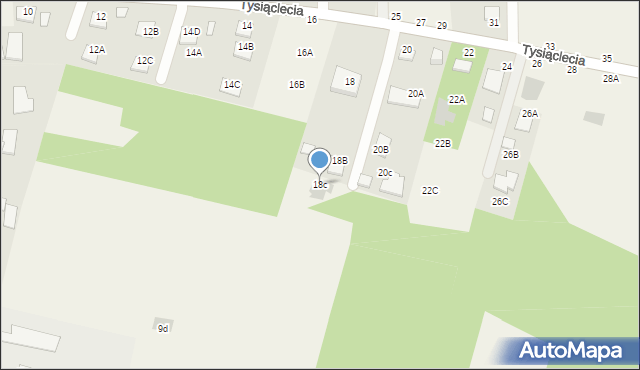 Jastkowice, Tysiąclecia, 18c, mapa Jastkowice