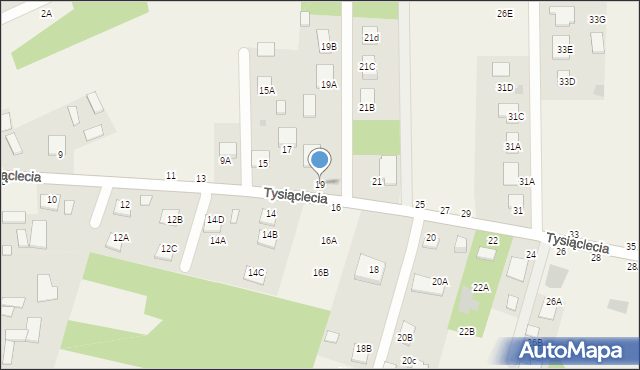 Jastkowice, Tysiąclecia, 19, mapa Jastkowice