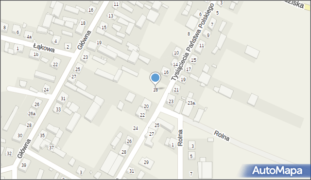 Kamieniec, Tysiąclecia Państwa Polskiego, 18, mapa Kamieniec