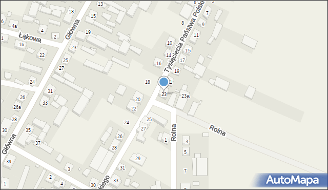 Kamieniec, Tysiąclecia Państwa Polskiego, 23, mapa Kamieniec