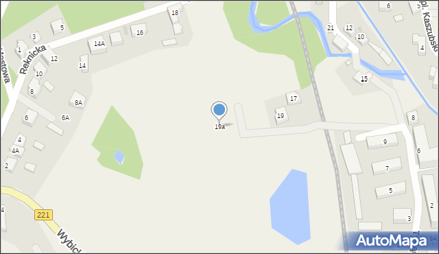 Kolbudy, Tysiąclecia, 19a, mapa Kolbudy