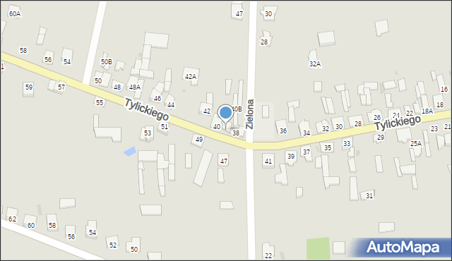 Kowal, Tylickiego, 40A, mapa Kowal