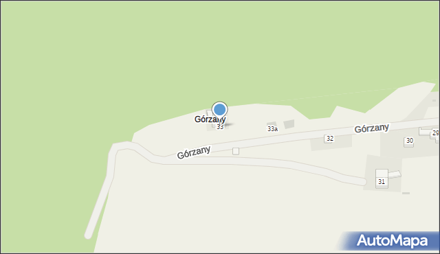 Krościenko nad Dunajcem, Tylka, 33, mapa Krościenko nad Dunajcem