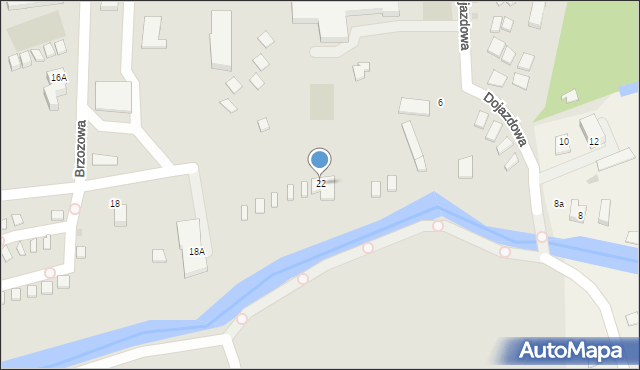 Łeba, Tysiąclecia, 22, mapa Łeba