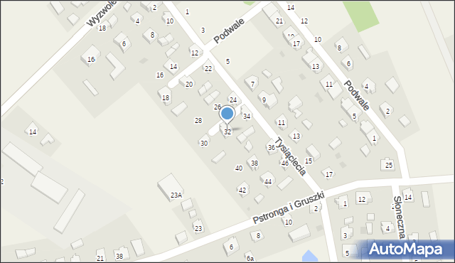 Liniewo, Tysiąclecia, 32, mapa Liniewo