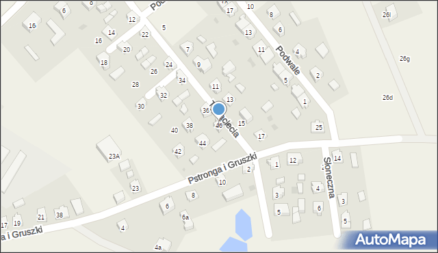 Liniewo, Tysiąclecia, 46, mapa Liniewo