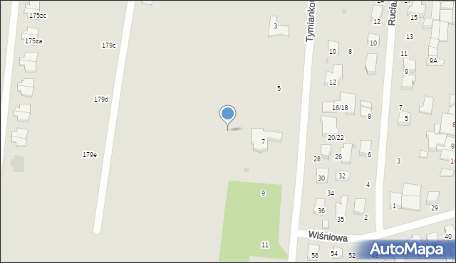 Łódź, Tymiankowa, 1h, mapa Łodzi