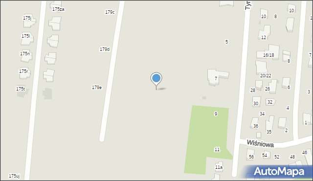 Łódź, Tymiankowa, 1s, mapa Łodzi