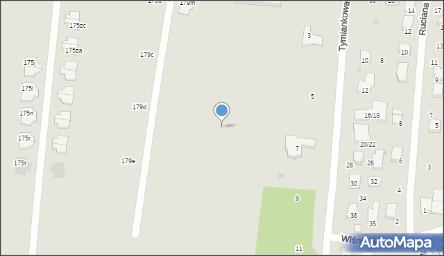 Łódź, Tymiankowa, 1w, mapa Łodzi