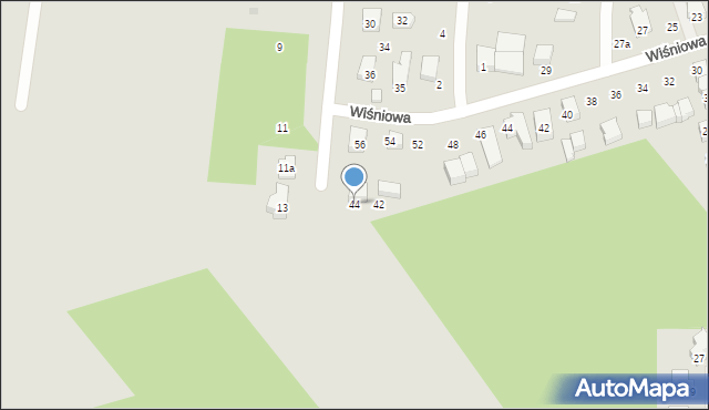 Łódź, Tymiankowa, 44, mapa Łodzi