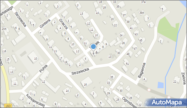 Międzychód, Tymek Jadwigi, 5, mapa Międzychód