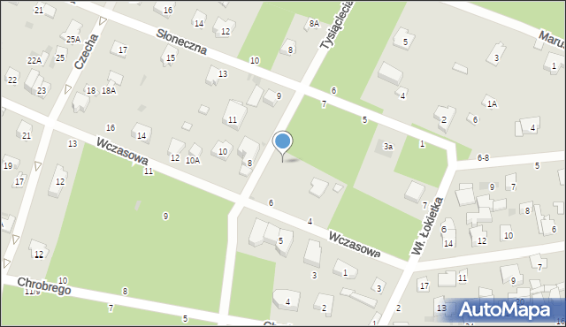 Otwock, Tysiąclecia, 84, mapa Otwock