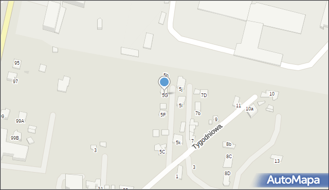 Radom, Tygodniowa, 5G, mapa Radomia