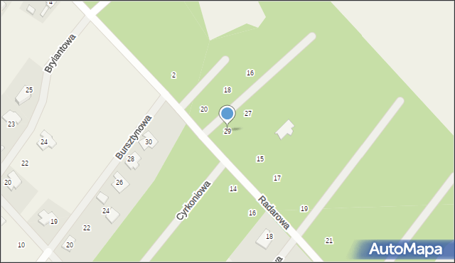 Rusiec, Tytanowa, 29, mapa Rusiec