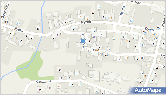 Ścinawa Mała, Tylna, 2, mapa Ścinawa Mała