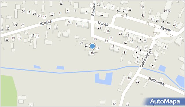 Sienno, Tylna, 19, mapa Sienno