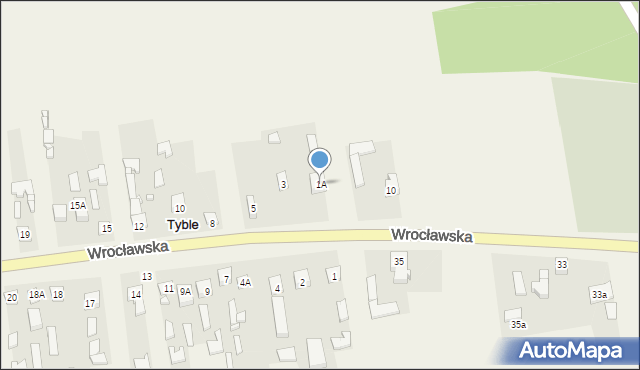 Tyble, Tyble, 1A, mapa Tyble